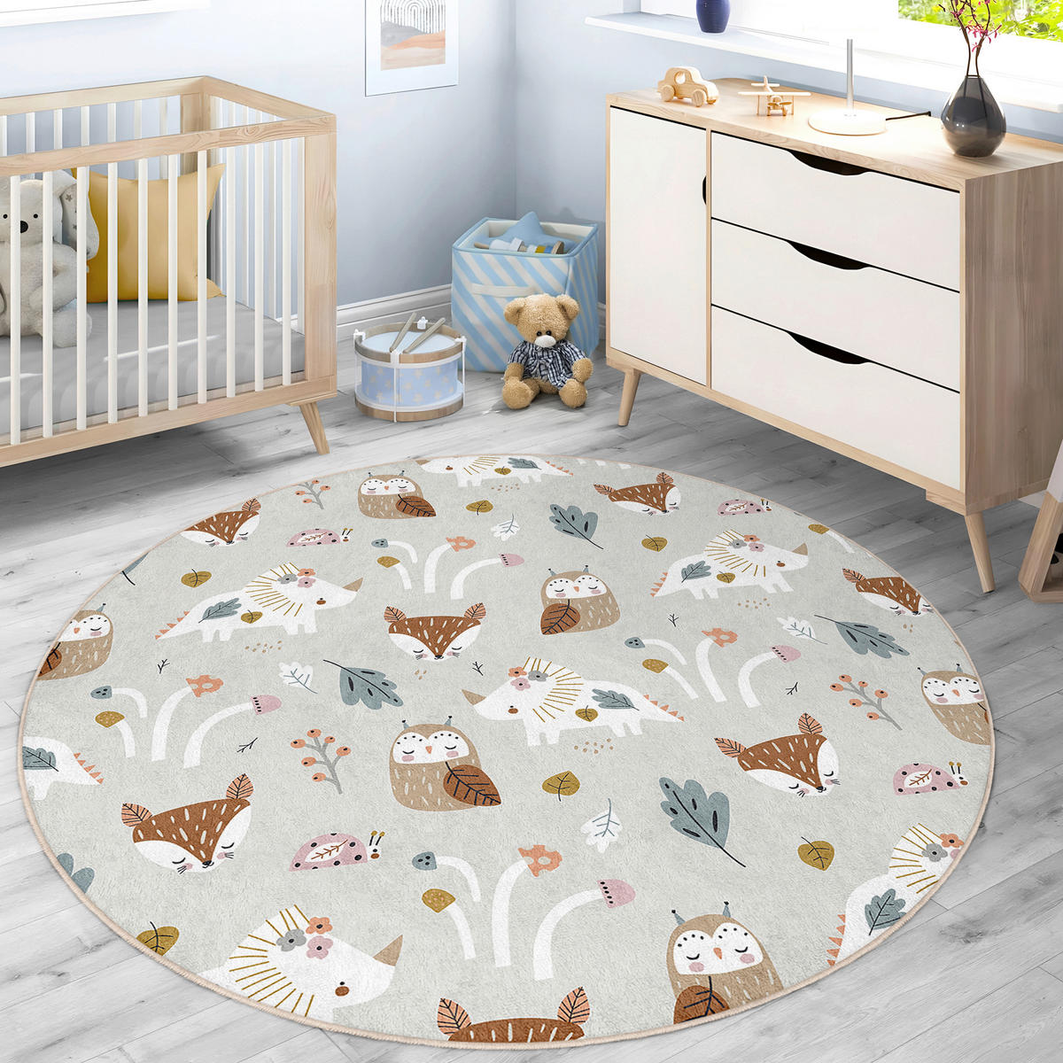 KINDERTEPPICH 120 cm Tier  - Multicolor, Basics, Textil (120cm)