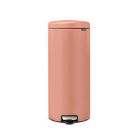 PEDÁLOS SZEMETES 30 l  - fekete/rézvörös, Basics, műanyag/fém (30cm) - Brabantia