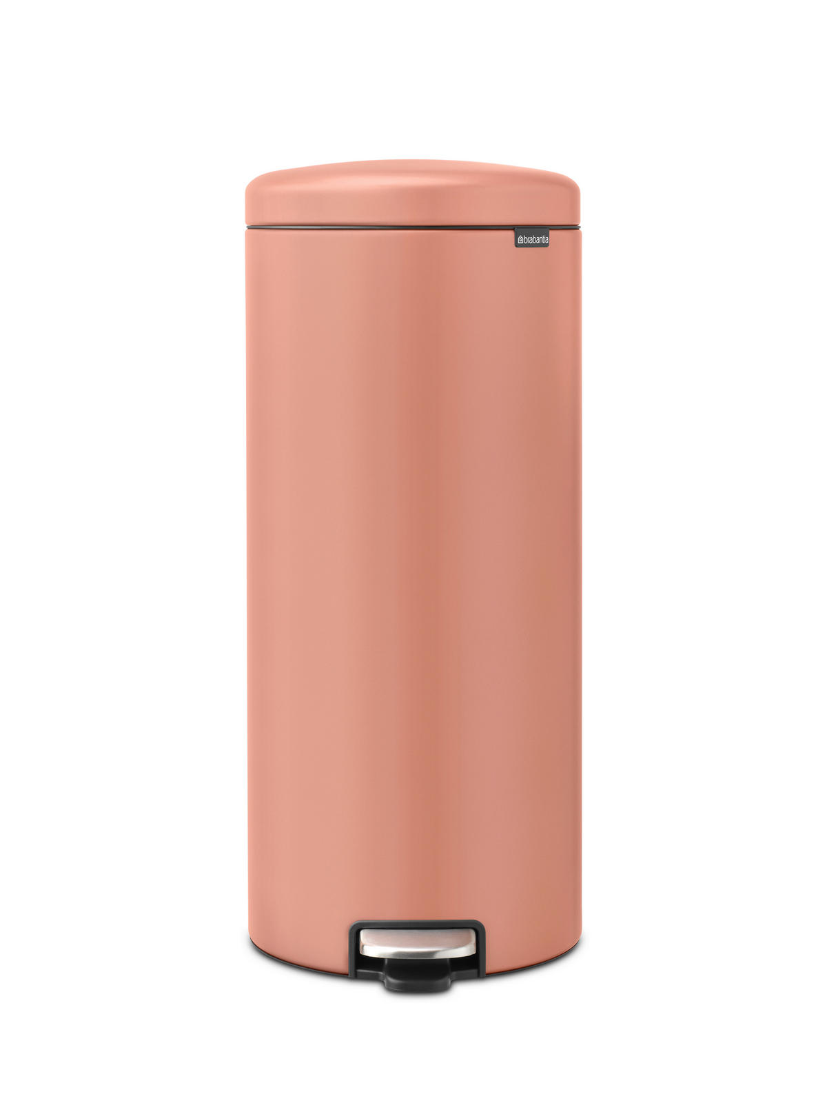 PEDÁLOS SZEMETES 30 l  - fekete/rézvörös, Basics, műanyag/fém (30cm) - Brabantia