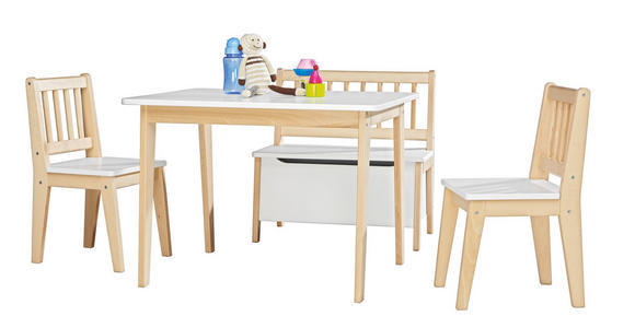 KINDERSITZGRUPPE - Naturfarben/Weiß, LIFESTYLE, Holz - My Baby Lou