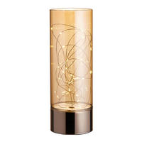 LED-DEKOLEUCHTE 9/25 cm  - Goldfarben, LIFESTYLE, Glas (9/25cm) - X-Mas
