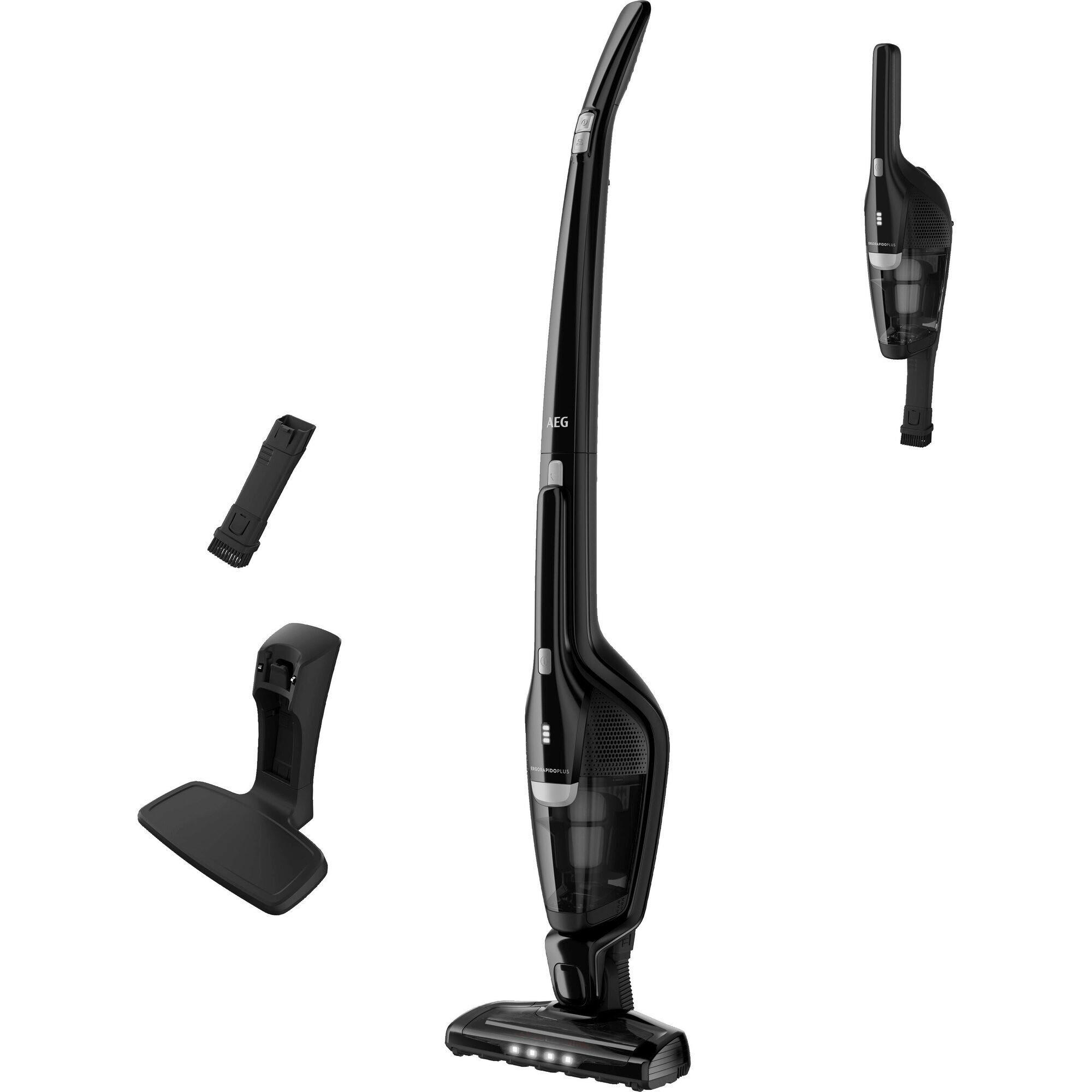 AKKU-HANDSTAUBSAUGER  - Schwarz, Basics, Kunststoff (26,5/107/15,5cm) - AEG