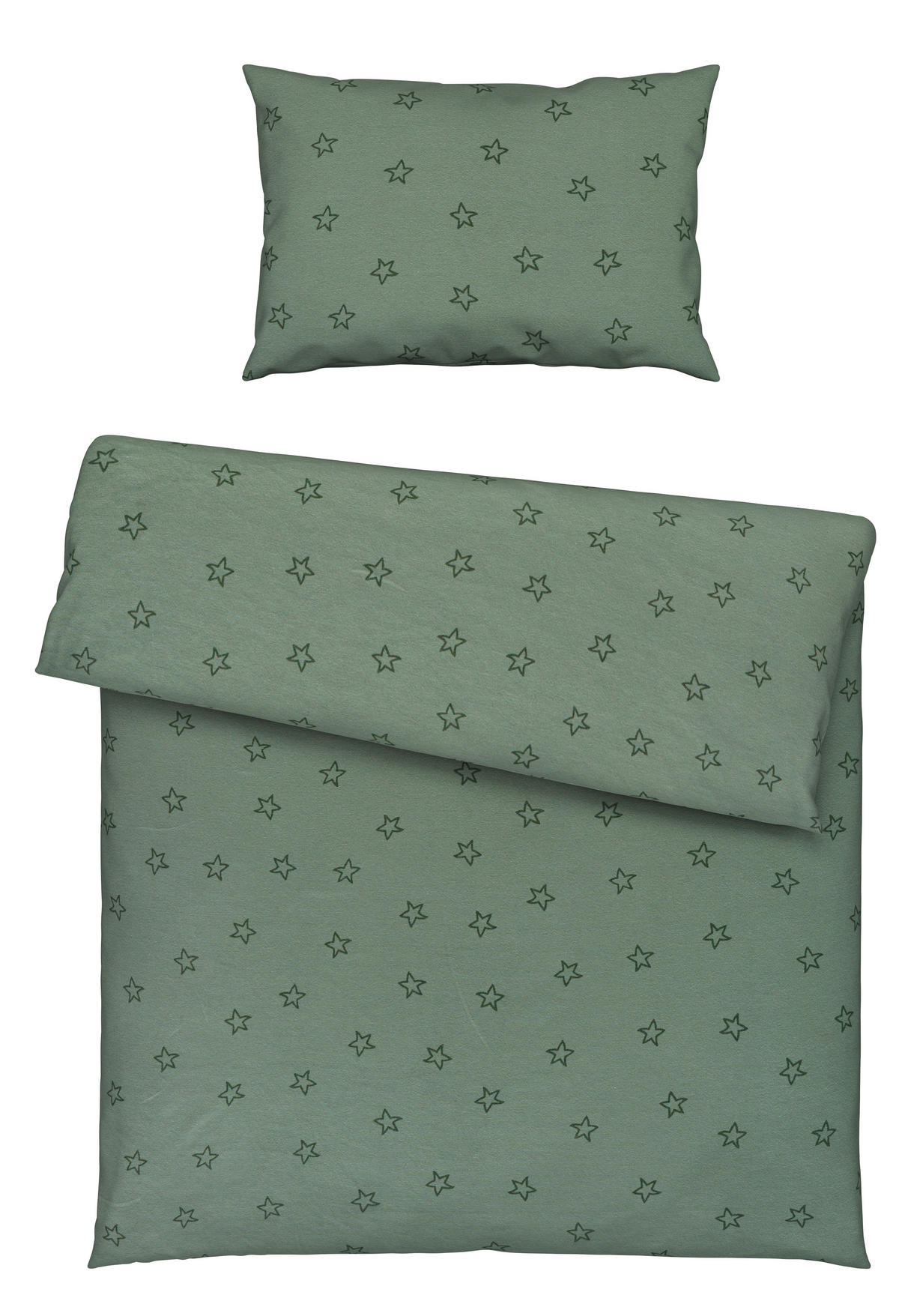 POSTELJNINA ZA DOJENČKE      100/135 cm         - zelena, Basics, tekstil (100/135cm) - Patinio