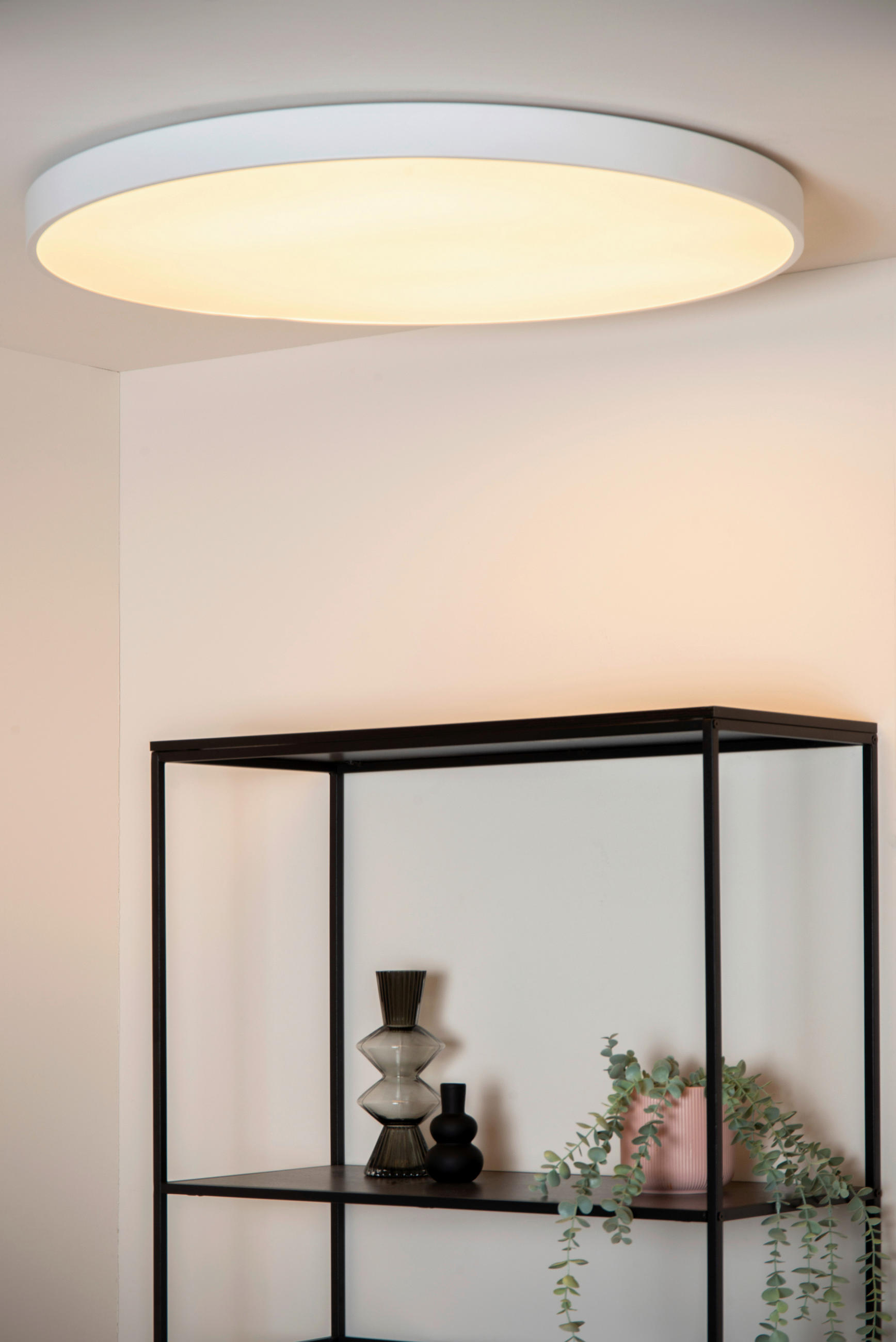 LED-DECKENLEUCHTE UNAR 80/80/5 cm   - Weiß, KONVENTIONELL, Kunststoff/Metall (80/80/5cm) - Lucide