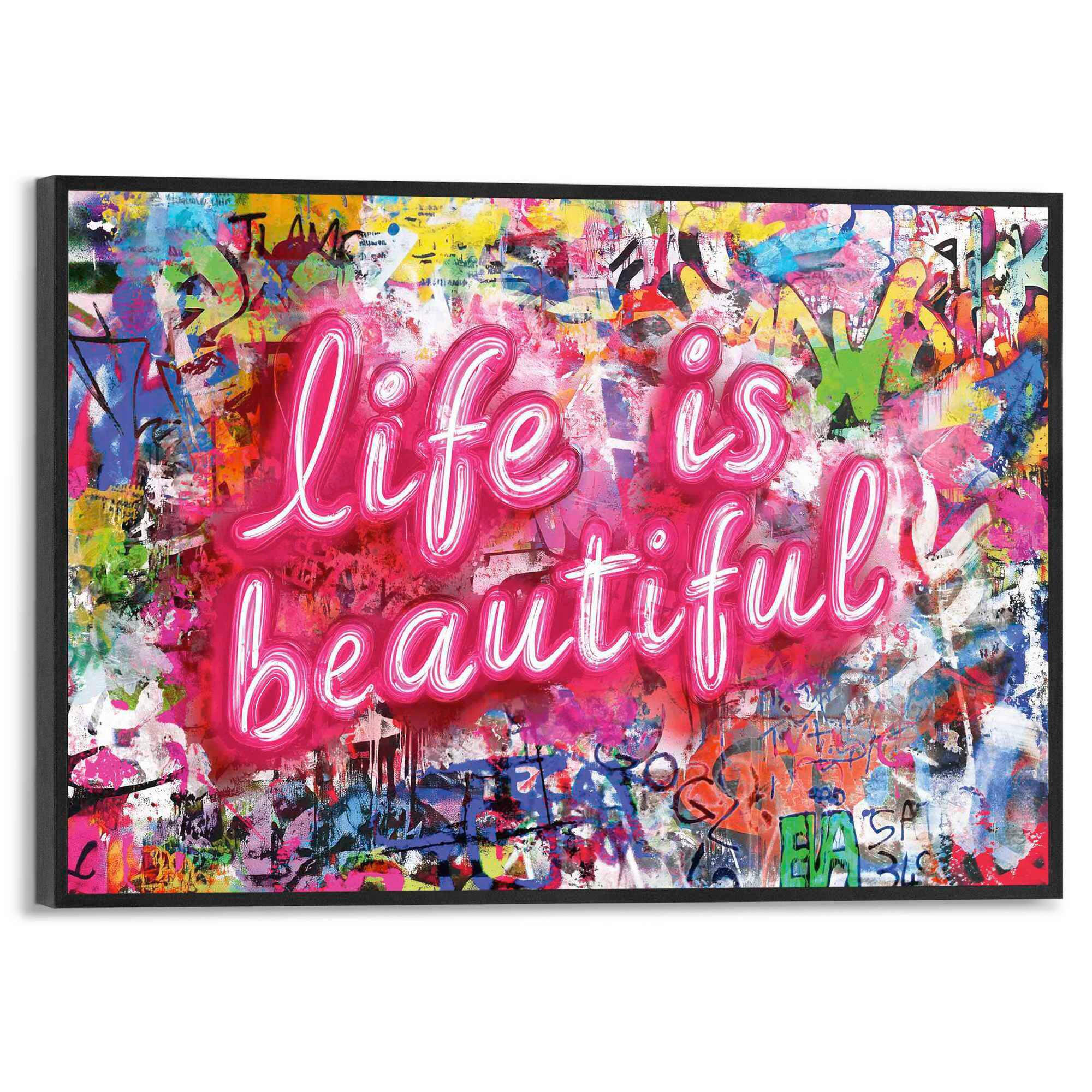 BILD 30/20 cm  - Rosa, Trend, Holzwerkstoff (30/20cm) - Reinders!