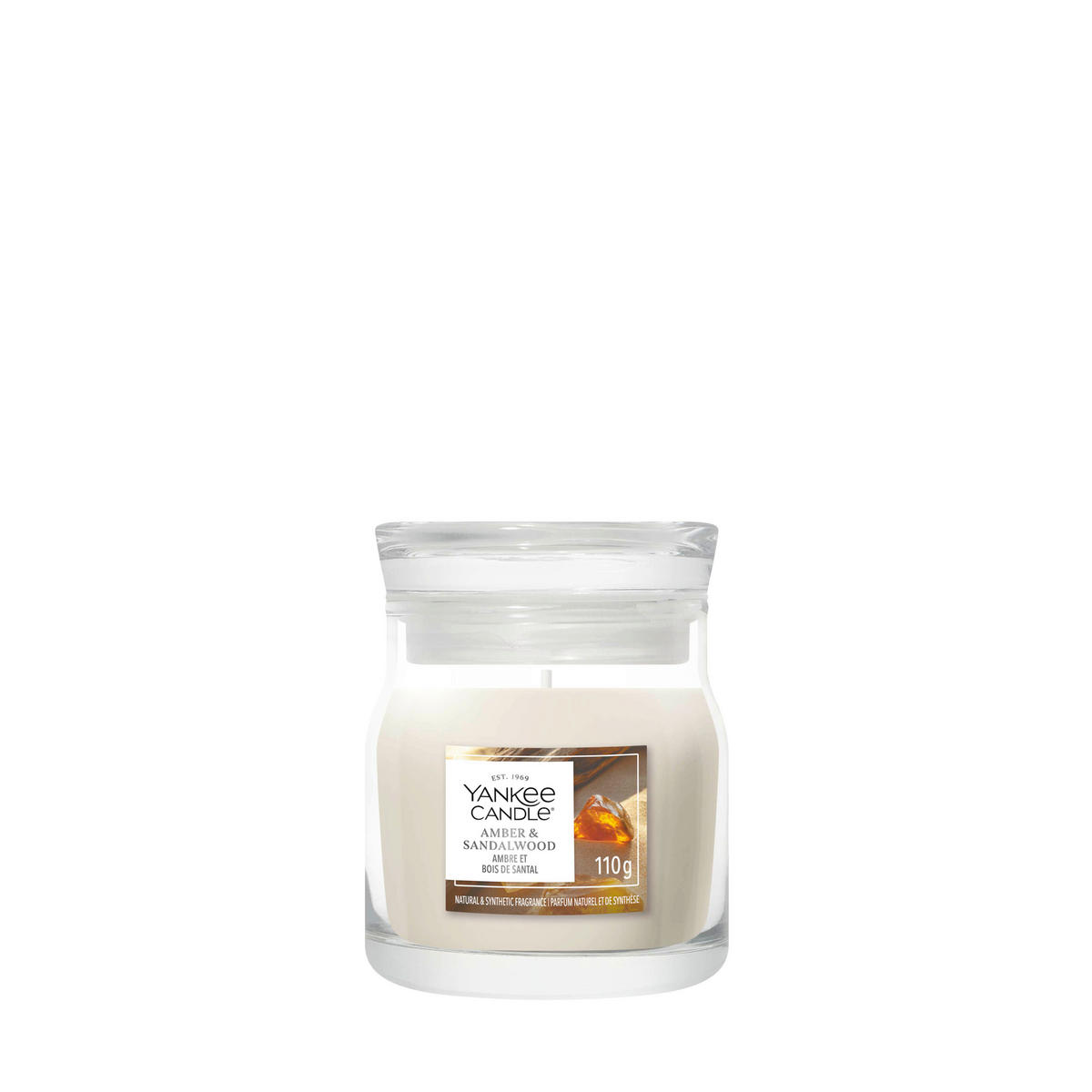 MIRISNA SVEĆA  boja sedefa  - boja sedefa, Osnovno, staklo (6/9/6cm) - Yankee Candle