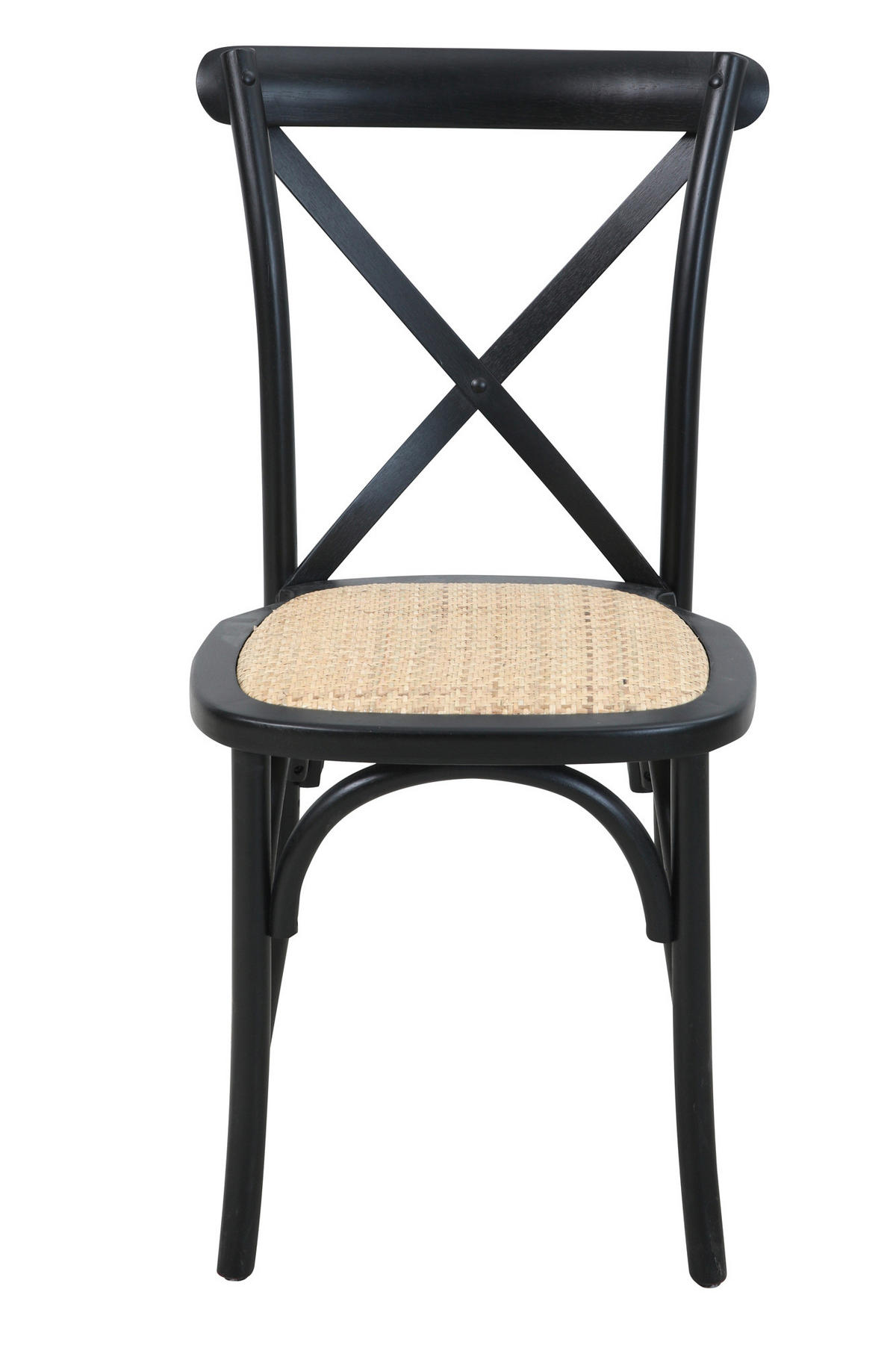 ARMLEHNSTUHL-SET 2 Stück  in  - Schwarz/Naturfarben, MODERN, Holz (48/89/52cm) - MID.YOU