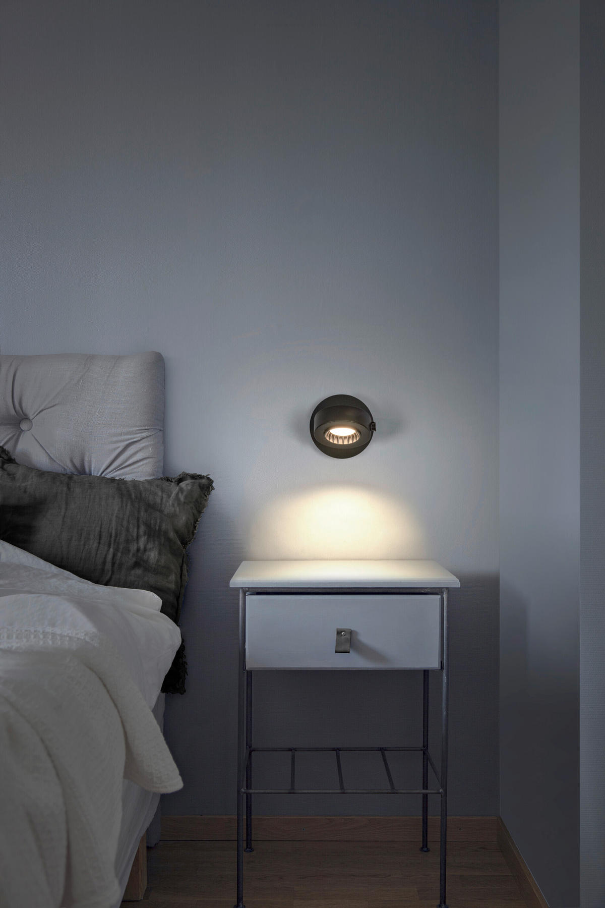 LED-STRAHLER 12,5/14/12 cm   - Schwarz, Basics, Kunststoff/Metall (12,5/14/12cm) - Osram