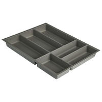BESTECKEINSATZ - Schieferfarben, Basics, Kunststoff (45/4,9/50cm) - Nobilia