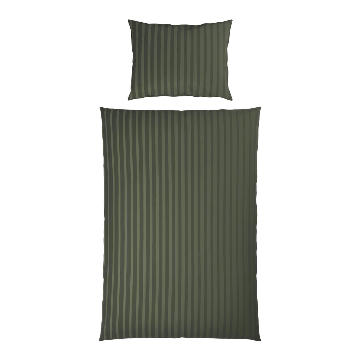 POVLEČENÍ, satén, zelená, 140/200 cm - zelená, textil (140/200cm) - Dieter Knoll