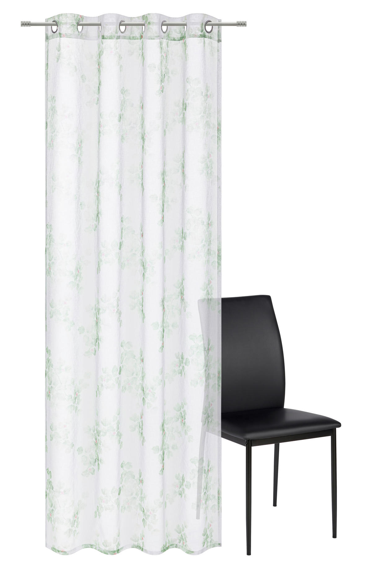 ÖSENSCHAL AIMO halbtransparent 135/245 cm   - Grün, Natur, Textil (135/245cm) - Esposa