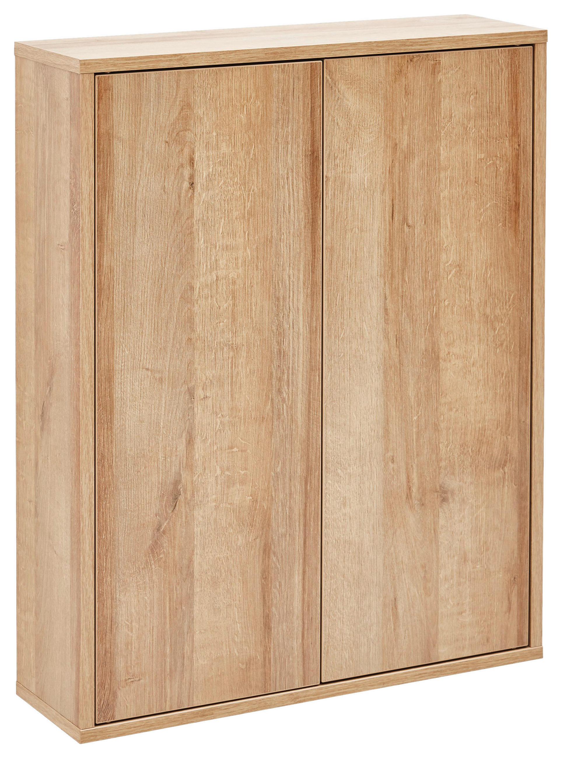 HÄNGESCHRANK 60/75/18,5 cm - Eichefarben, MODERN, Glas/Holzwerkstoff (60/75/18,5cm) - MID.YOU