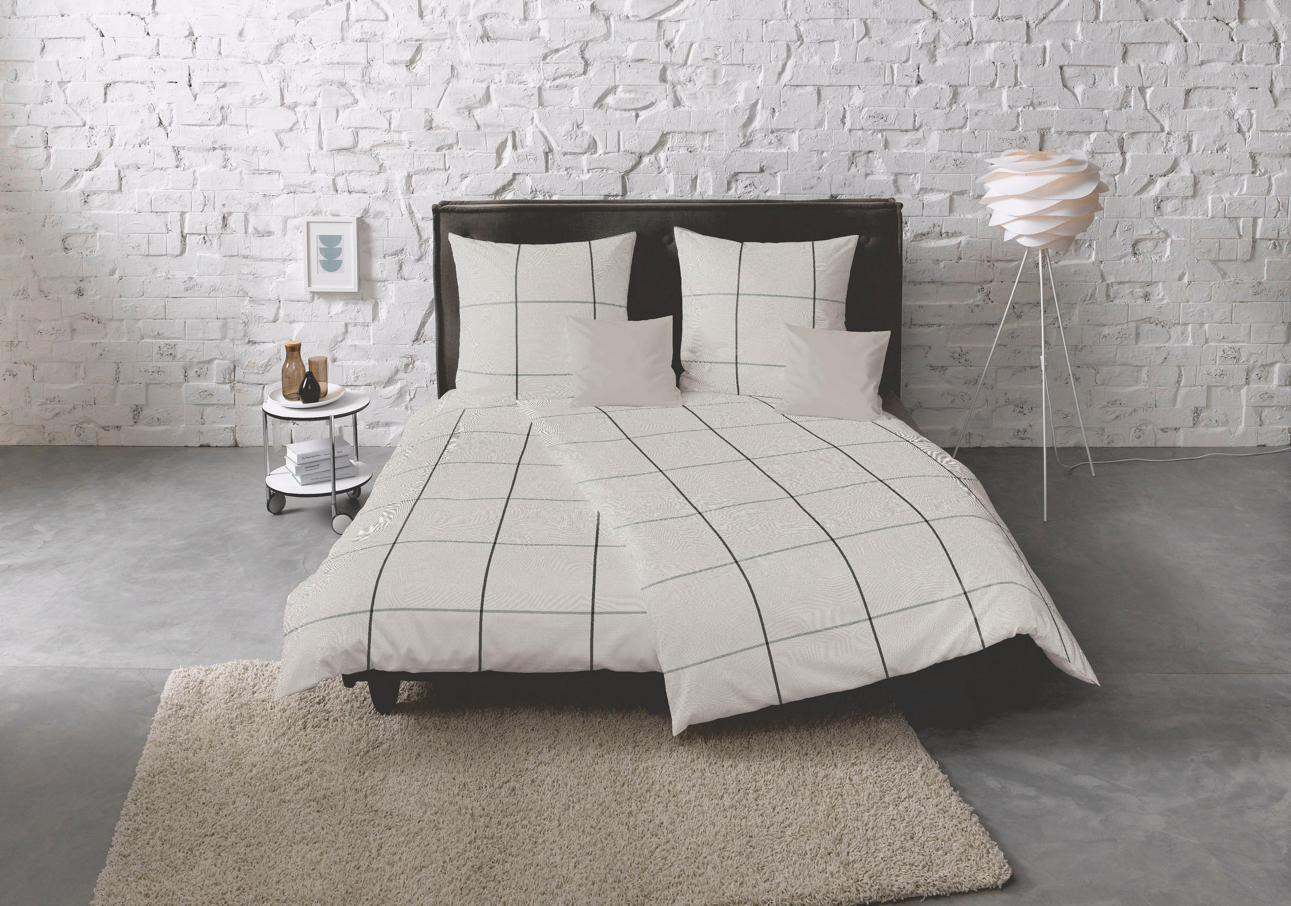BETTWÄSCHE Lech Flanell 135/200 cm  - Grau, Design, Textil (135/200cm) - Fleuresse