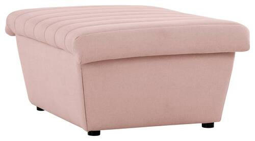 HOCKER Webstoff Rosa  - Schwarz/Rosa, Design, Kunststoff/Textil (90/43/105cm) - LOOKS by W.Joop