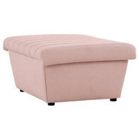 HOCKER in Textil Rosa  - Schwarz/Rosa, Design, Kunststoff/Textil (90/43/105cm) - LOOKS by W.Joop