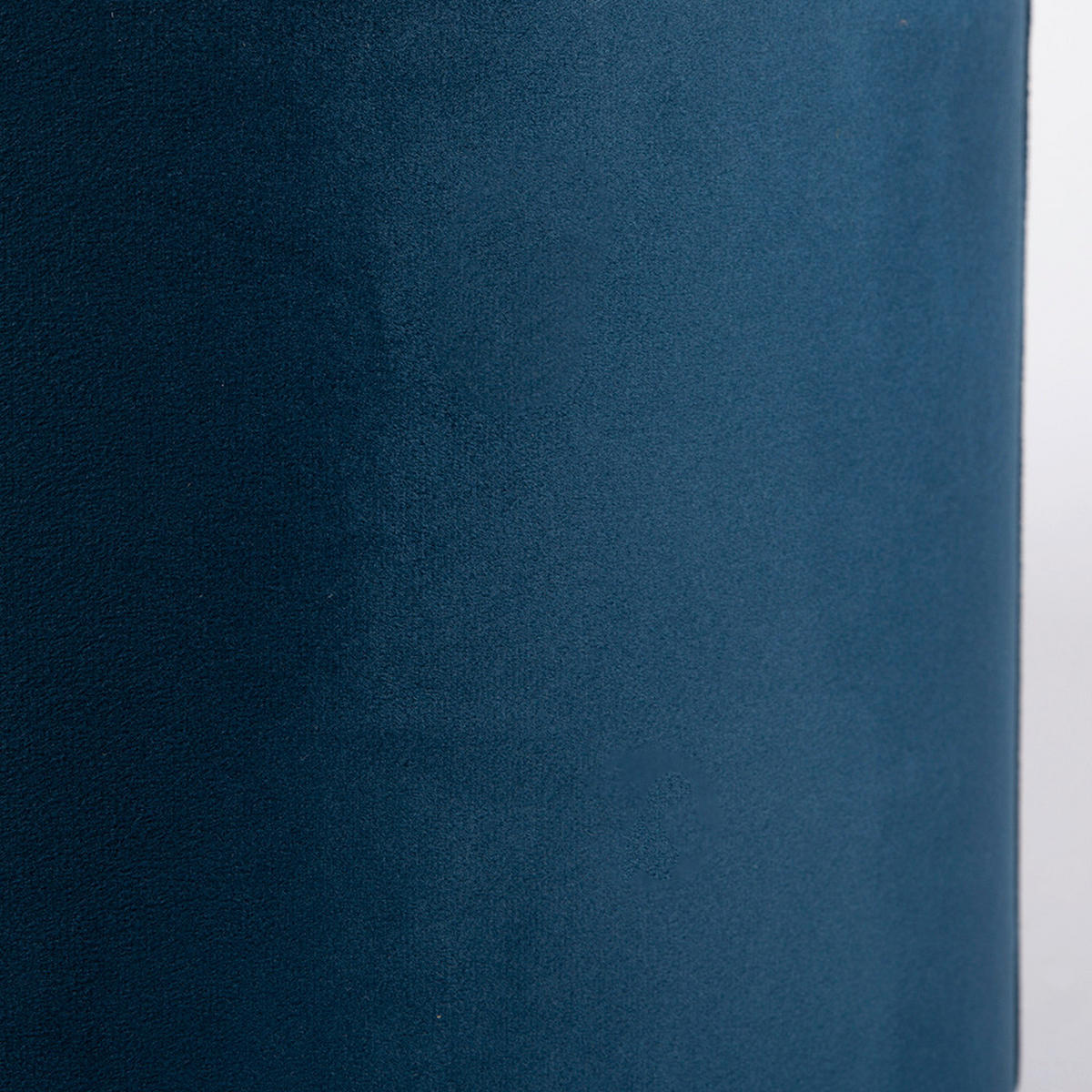 LEUCHTENSCHIRM Velour 25/23 cm   - Dunkelblau, Basics, Textil/Metall (25/23cm)