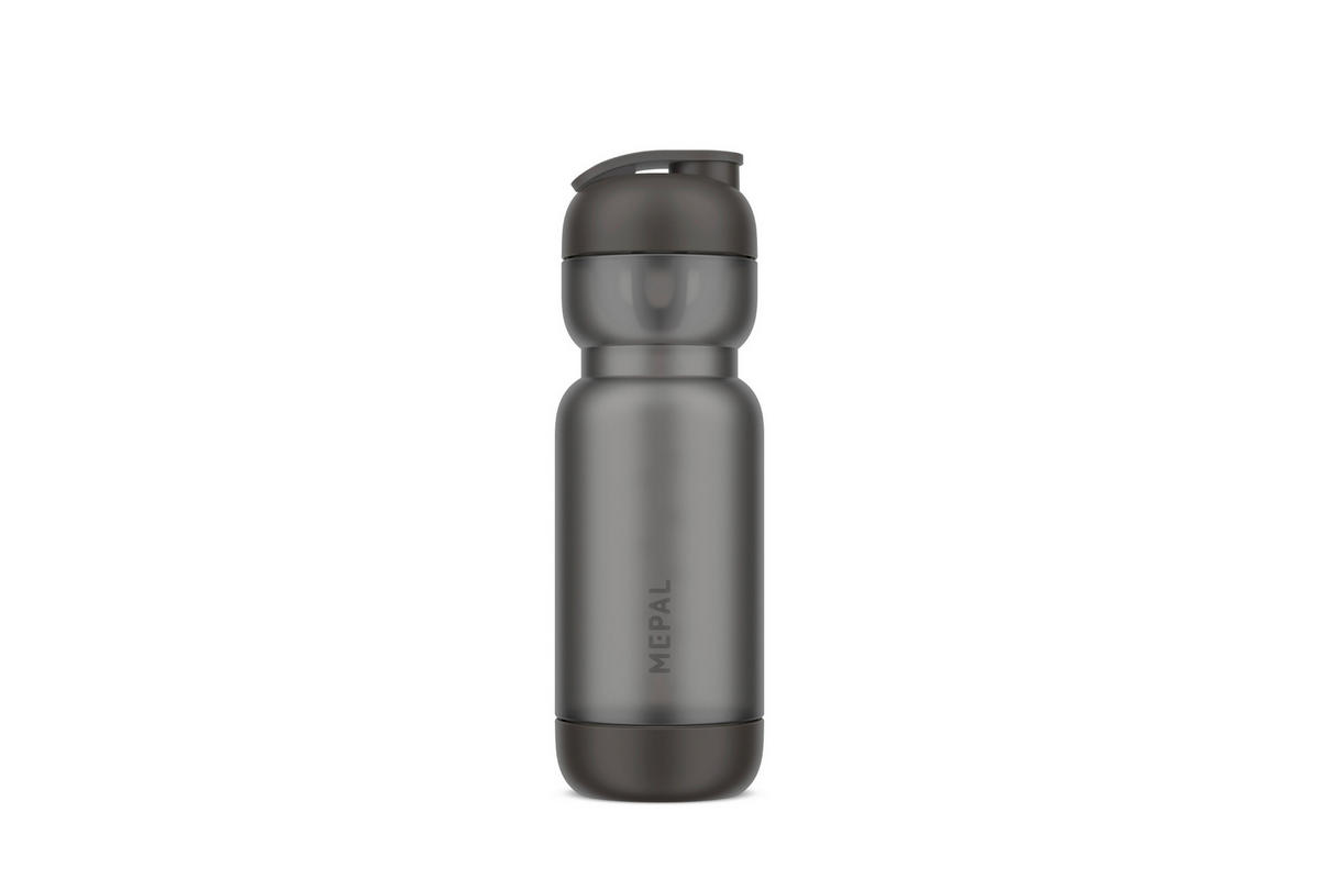 TRINKFLASCHE  - Dunkelgrau, KONVENTIONELL, Kunststoff (8cm) - Mepal
