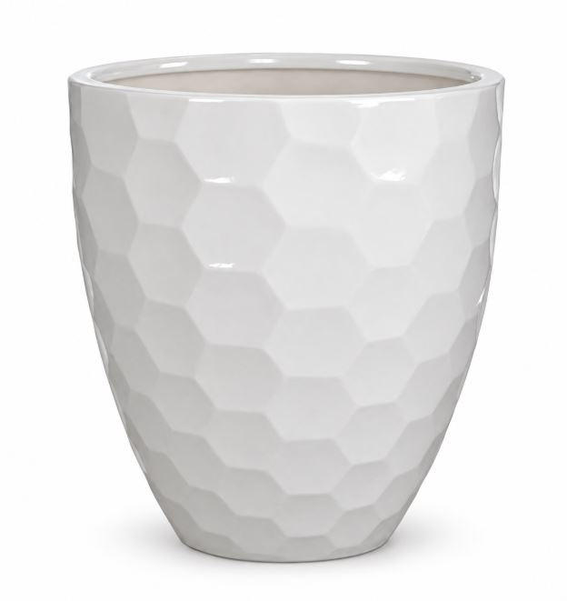 TEGLA ZA CVIJEĆE  keramika  - bijela, Basics, keramika (30/27cm)
