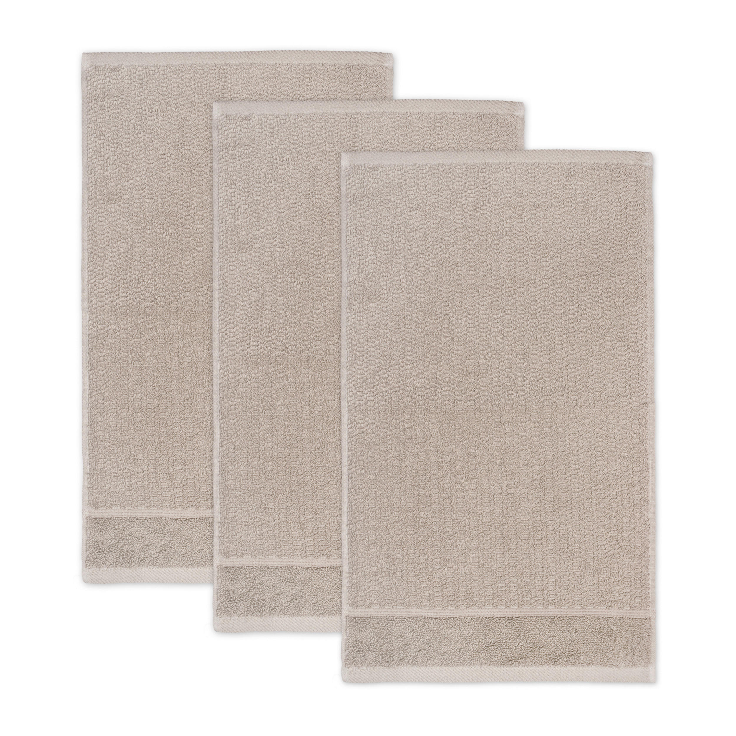 FROTTIERSET FROTTANA PEARL Beige 3-teilig  - Beige, Basics, Textil (30/50cm) - Moeve