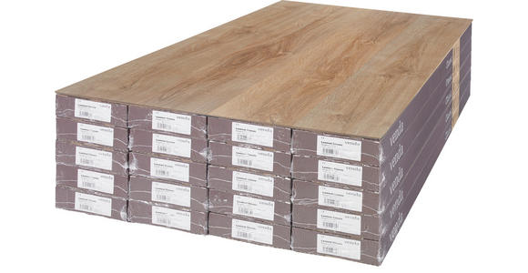 VINYLBODEN  per  m² - Eichefarben, Design, Kunststoff (19,2/123,5/0,45cm) - Venda