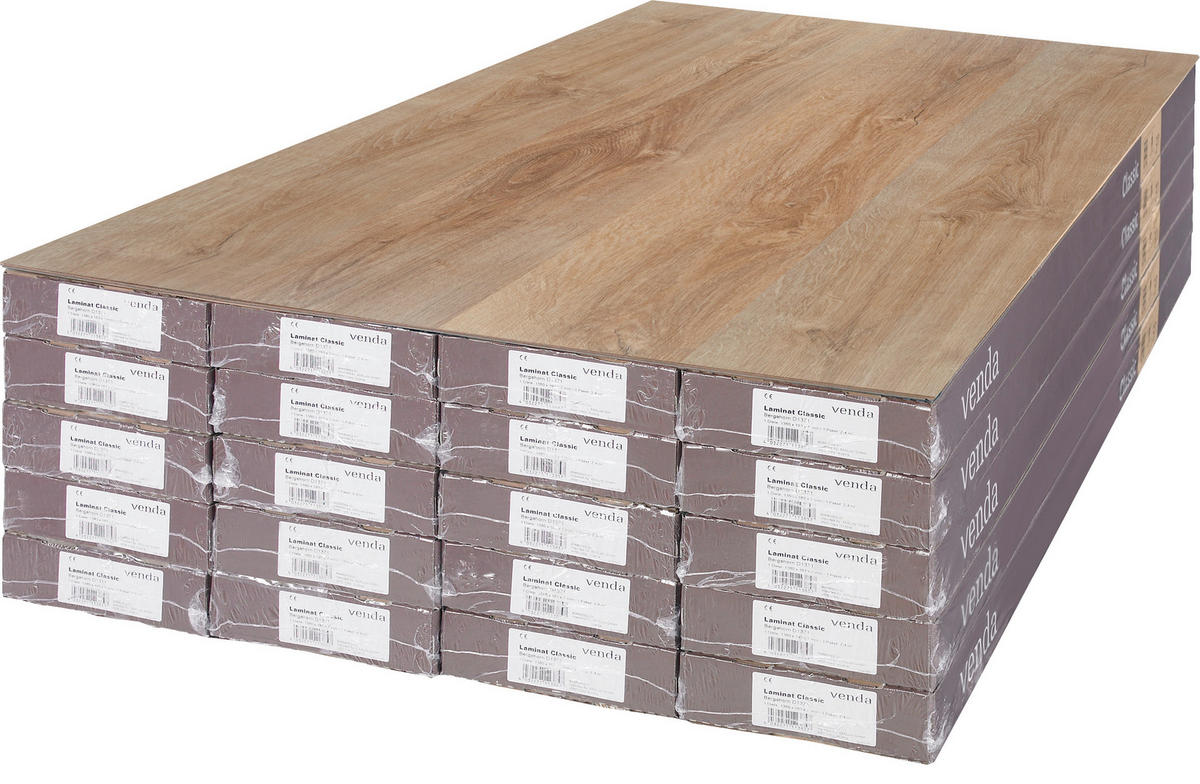 VINYLBODEN  per  m² - Eichefarben, Design, Kunststoff (19,2/123,5/0,45cm) - Venda