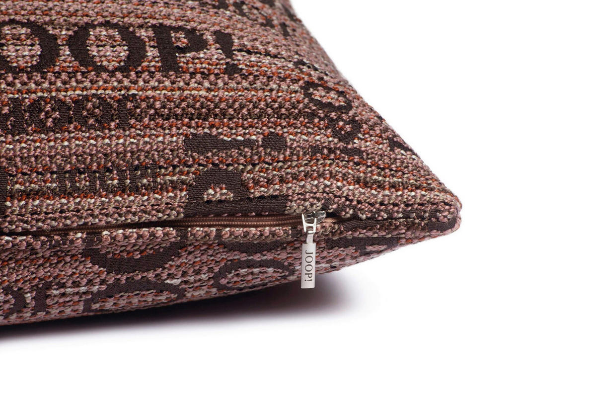 POLSTER 50/50 cm   - Dunkelrosa/Braun, Basics, Textil (50/50cm) - Joop!