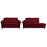 SITZGARNITUR in Textil Rot - Eichefarben/Rot, LIFESTYLE, Holz/Textil (203/86/84cm) - Landscape SITZGARNITUR in Textil Rot - Eichefarben/Rot, LIFESTYLE, Holz/Textil (203/86/84cm) - Landscape