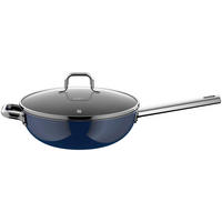 WOKPFANNE FUSIONTEC® MINERAL PRO 28 cm  - Dunkelblau, Basics, Metall (28cm) - WMF