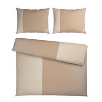 BETTWÄSCHE 3-teilig Satin 200/200 cm  - Beige, Design, Textil (200/200cm) - Dieter Knoll