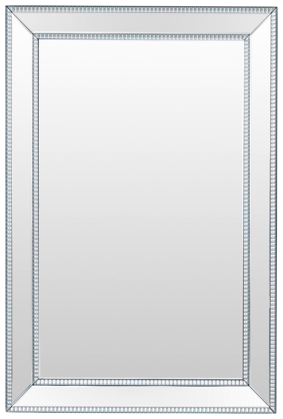 FALI TÜKÖR 80/120/4,5 cm    - ezüstszínű, Design, faalapú anyag/Üveg (80/120/4,5cm) - Xora
