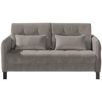SOFA LEŽAJ kapućino  - crna/kapućino, Dizajnerski, tekstil/metal (170/88/110cm) - Novel