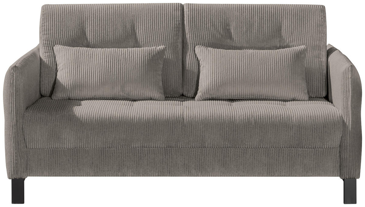 SOFA LEŽAJ kapućino  - crna/kapućino, Dizajnerski, tekstil/metal (170/88/110cm) - Novel