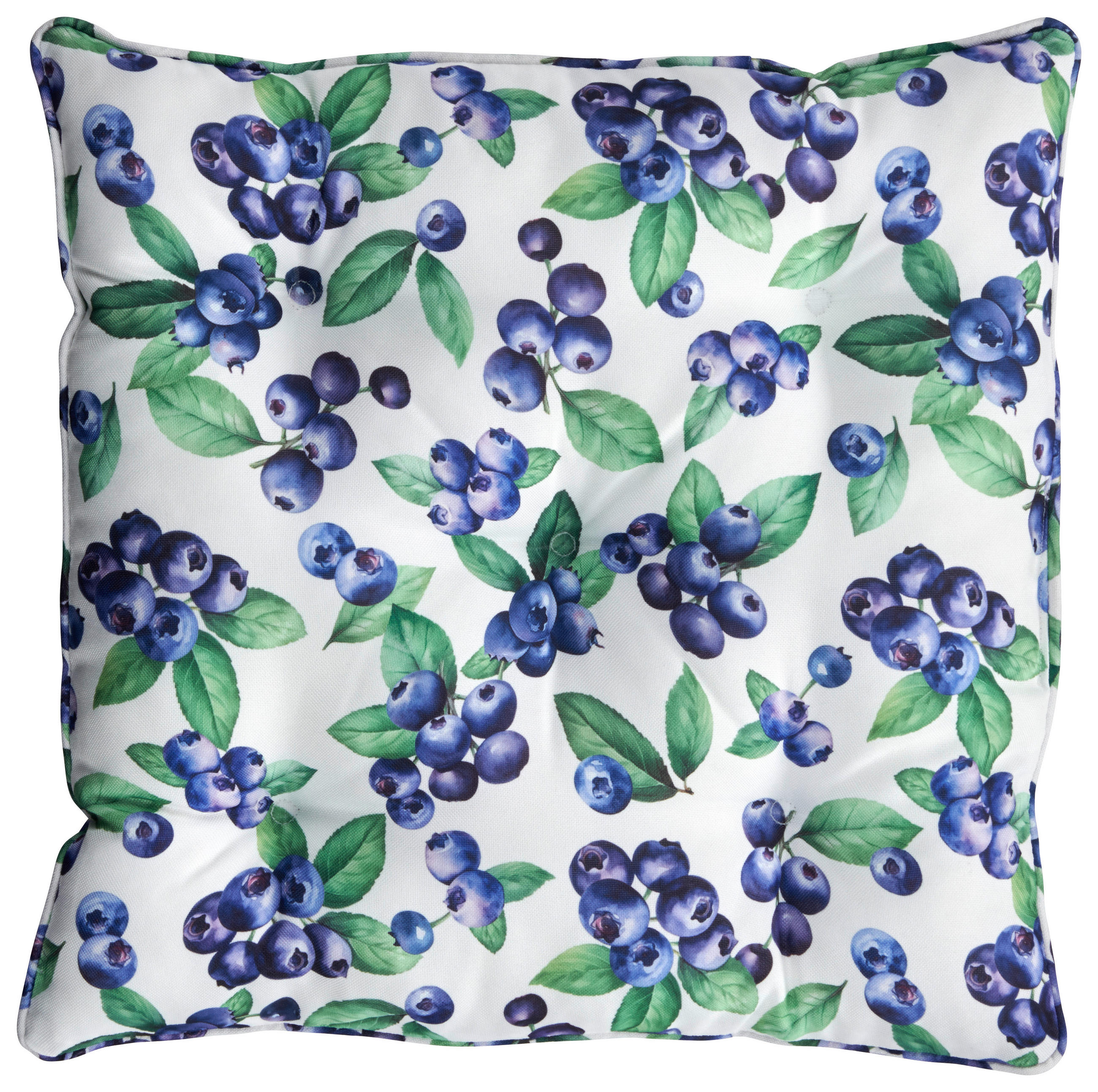 Esposa Sitzkissen Berry Blau, Grün, Weiß 40x40 cm