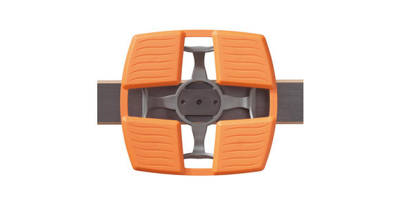 LATTENROST 90/200 cm - Anthrazit/Orange, Basics, Holz (90/200cm) - Dieter Knoll