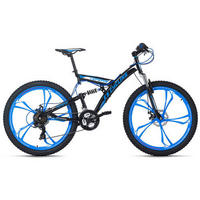 MOUNTAINBIKE 26 Zoll  - Blau/Schwarz, Basics, Metall (180/70/100cm) - Atrigo