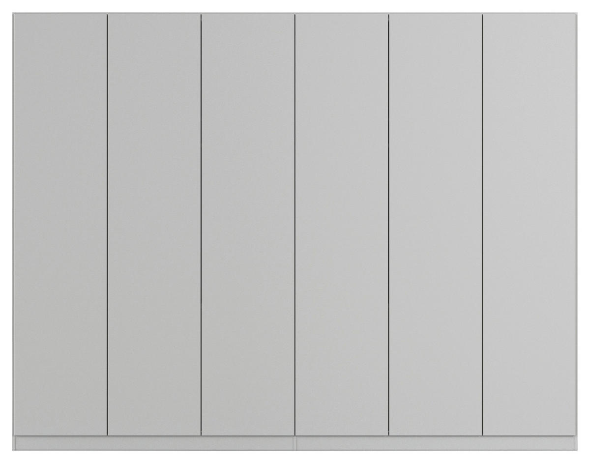 FALTTÜRENSCHRANK in Grau  - Grau, Holzwerkstoff (271/210/54cm) - Boxxx