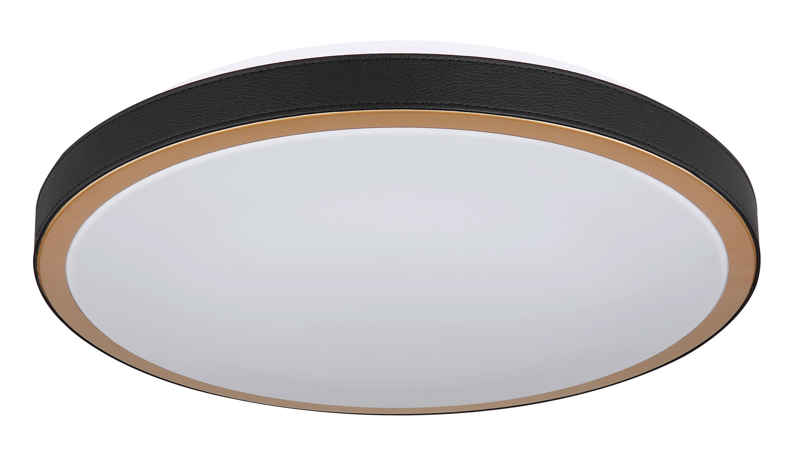 LED-DECKENLEUCHTE 24 W  42/9,5 cm    - Weiss/Opal, Basics, Leder/Kunststoff (42/9,5cm) - Globo