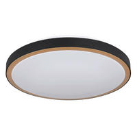 LED-DECKENLEUCHTE 24 W  42/9,5 cm    - Weiss/Opal, Basics, Leder/Kunststoff (42/9,5cm) - Globo
