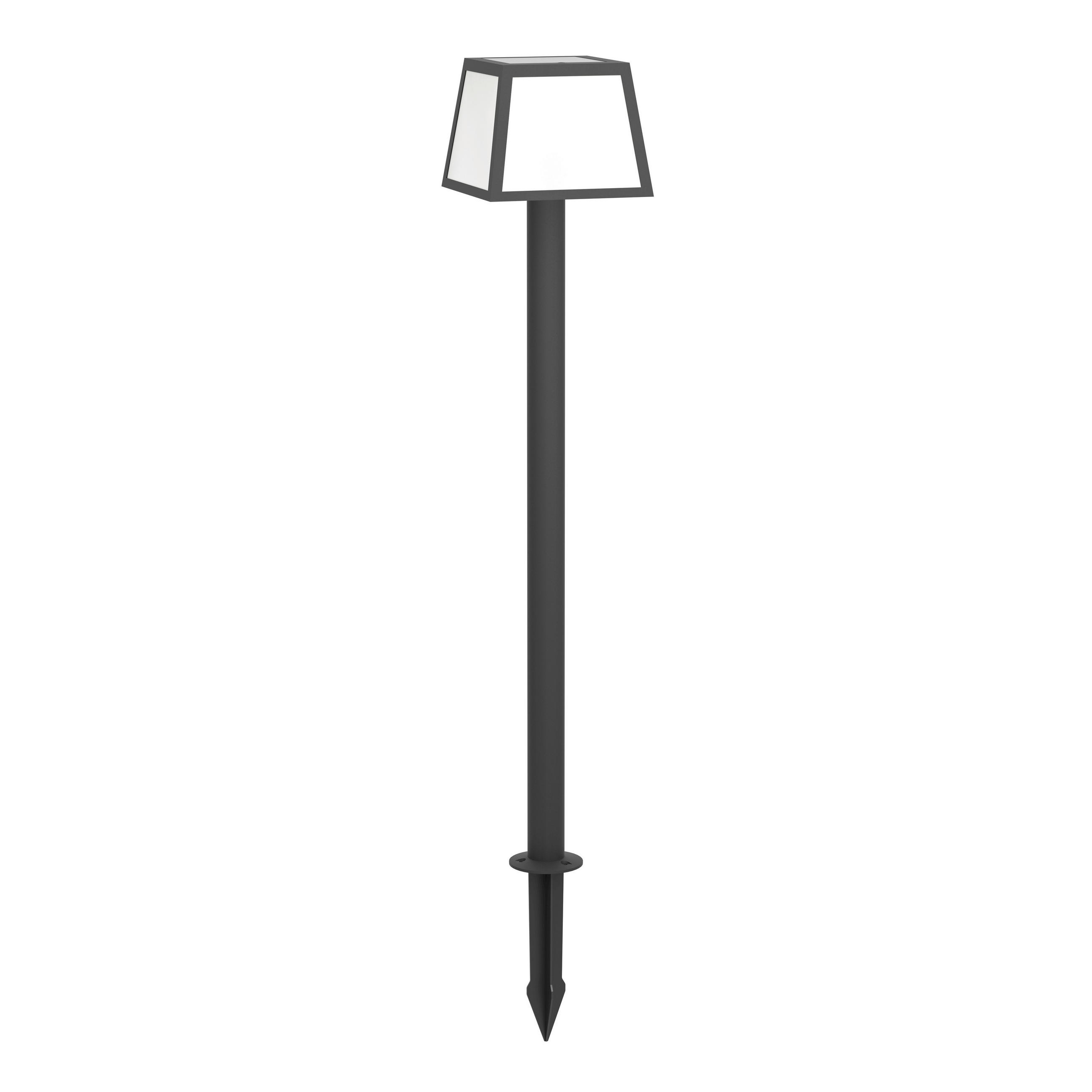 SOLARLEUCHTE - Weiss/Schwarz, Basics, Kunststoff (15,5/15,5/106cm) - Eglo