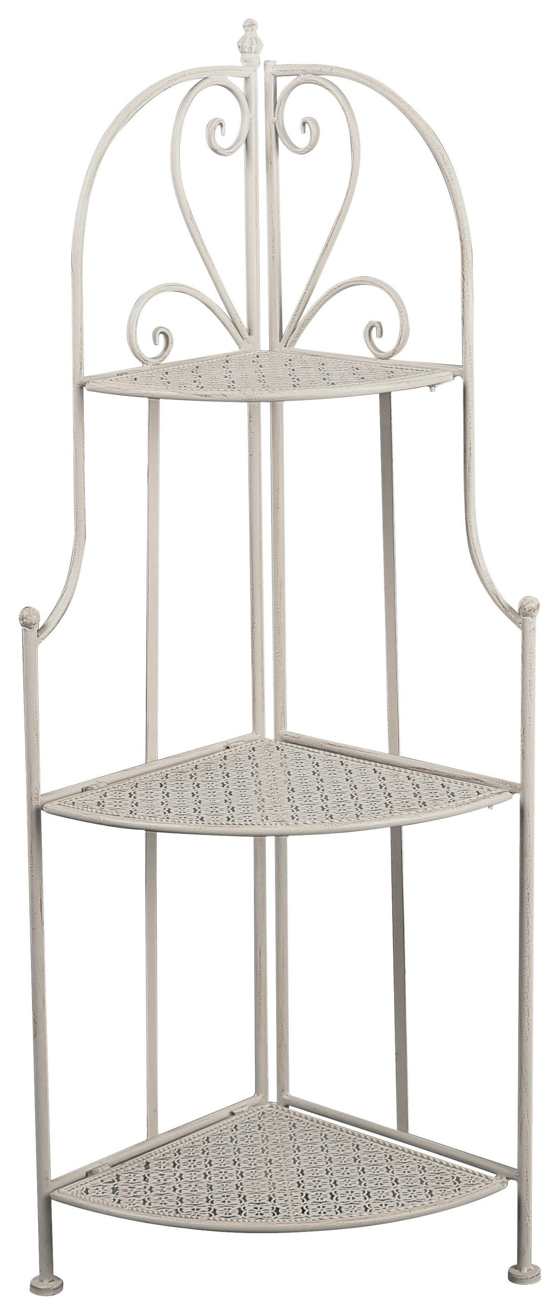 Regal aus Eisen Nadim 2 B 34cm, Weiß