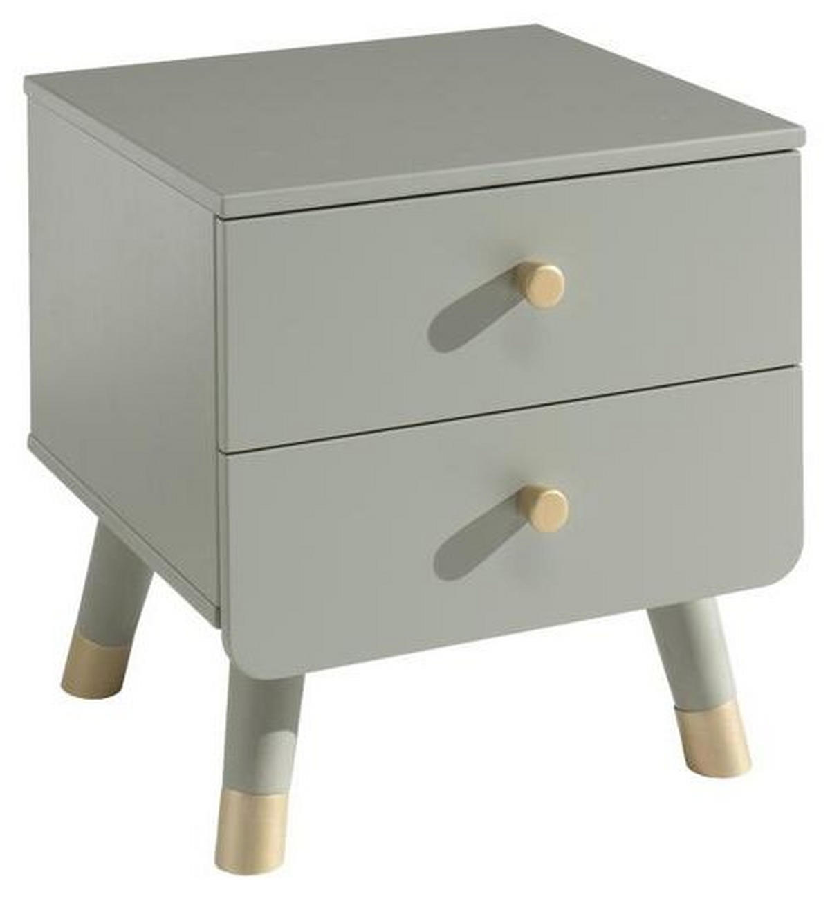 KINDERNACHTSCHRANK Olivgrün  - Goldfarben/Olivgrün, KONVENTIONELL, Holzwerkstoff/Kunststoff (43/45,20/40cm) - MID.YOU