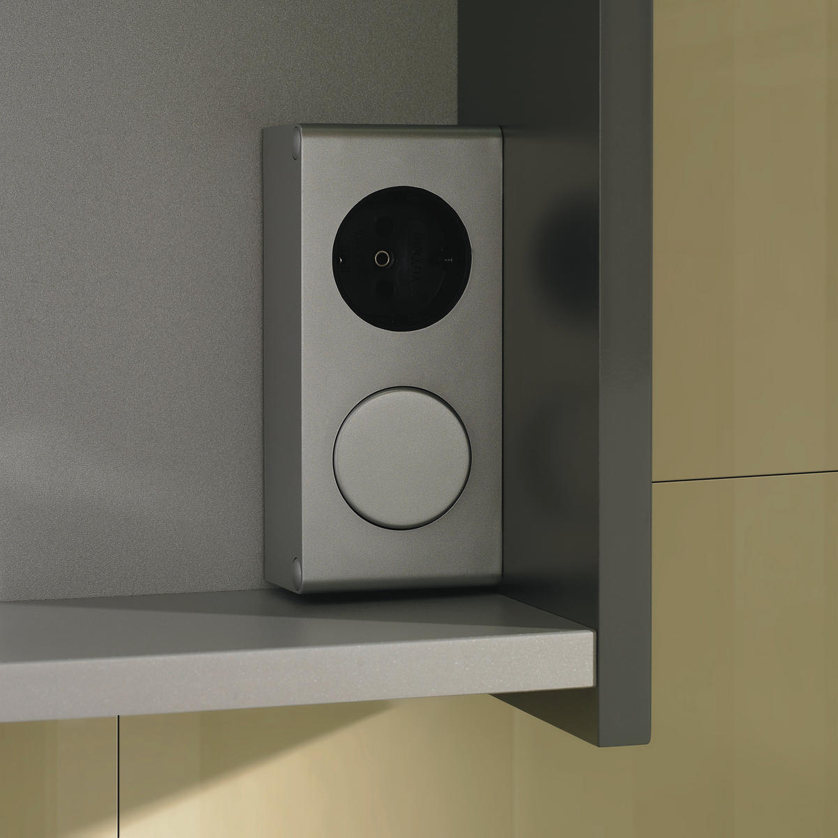 BADRUM 120 cm  - grå, Design, trämaterial/glas (120cm) - Sadena