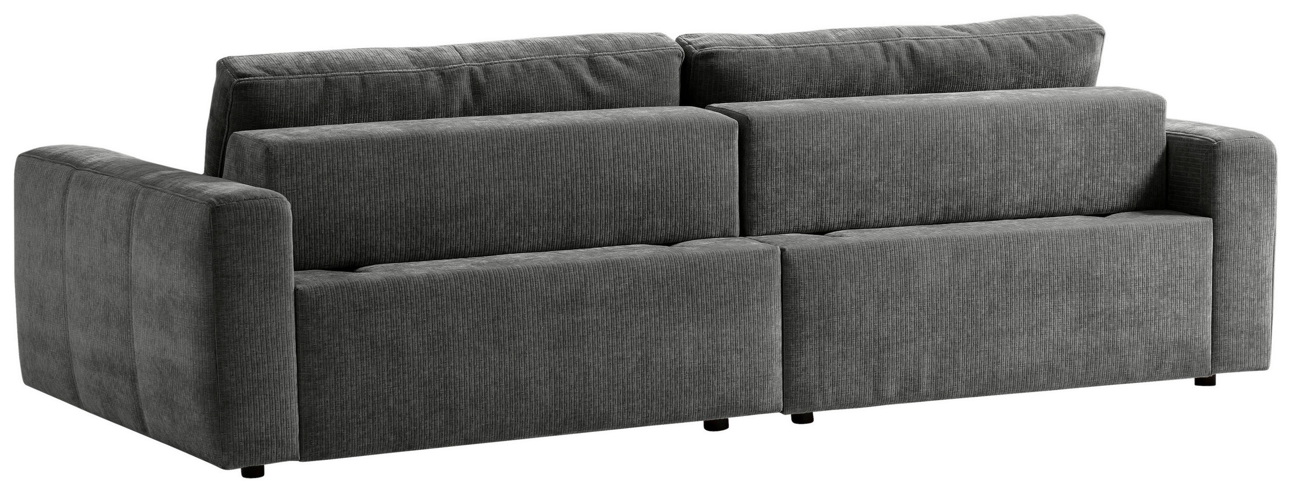 Thumbnail - Trendmanufaktur Bigsofa BE Comfy, Dunkelgrau, Textil, 4-Sitzer, Füllung: Polyetherschaumkern, Silikon,Schaumstoff, Silik...