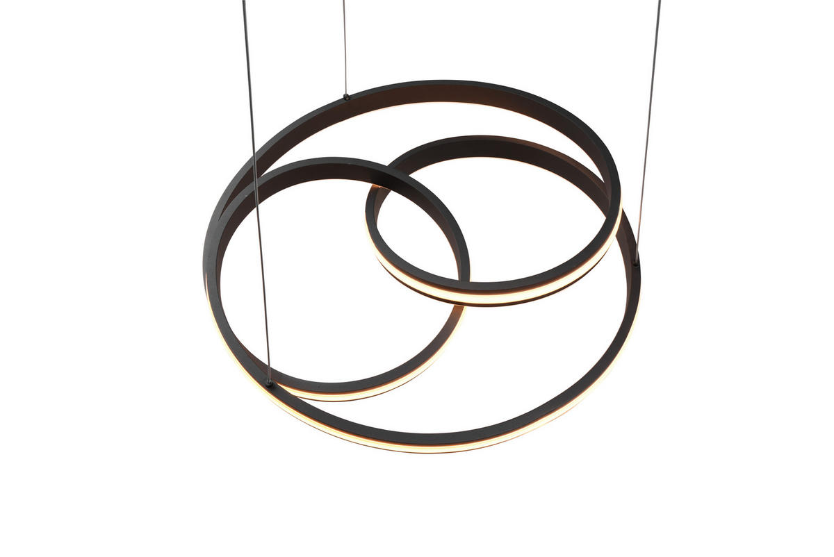 LED-HÄNGELEUCHTE 60/150 cm    - Schwarz, Basics, Metall (60/150cm) - Trio Leuchten