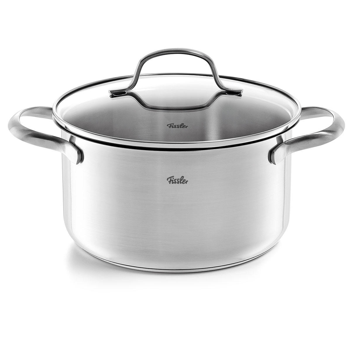 HRNEC, nerezová ocel, 20 cm  - barvy stříbra, Basics, kov/sklo (20cm) - Fissler