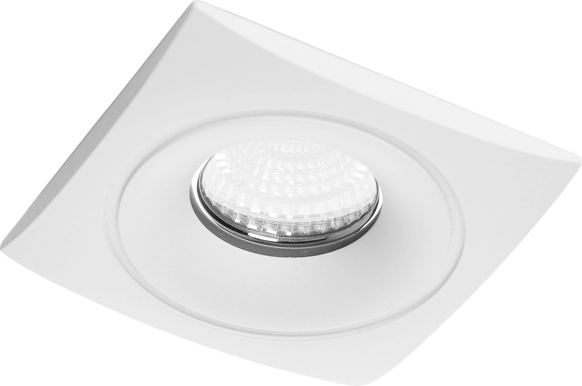 SPOTLÁMPA - fehér, Basics, fém (8.8/8.8/0.8cm)