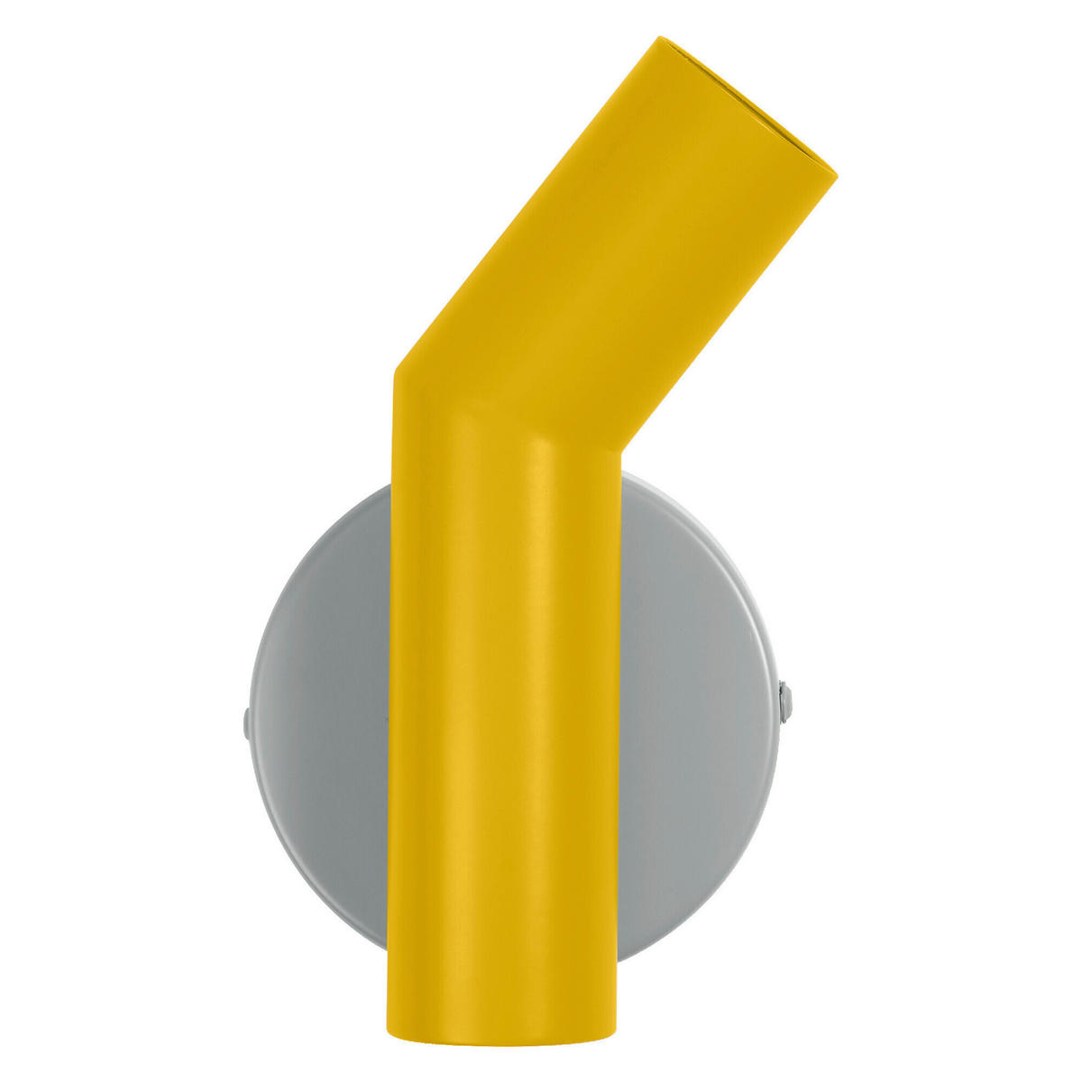 WANDLEUCHTE 10.8/7.7/18.3 cm   - Gelb, Design, Metall (10.8/7.7/18.3cm) - Osram