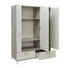 BABYKLEIDERSCHRANK Ida - Silberfarben/Weiß, Design, Holzwerkstoff/Kunststoff (131/195/55cm) - My Baby Lou BABYKLEIDERSCHRANK Ida - Silberfarben/Weiß, Design, Holzwerkstoff/Kunststoff (131/195/55cm) - My Baby Lou