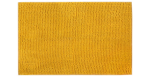 BADEMATTE 50/80 cm Gelb - Gelb, Basics, Kunststoff/Textil (50/80cm) - Boxxx