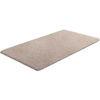 BADEMATTE Beige 60/100 cm  - Beige, Basics, Kunststoff/Textil (60/100cm) - Grund